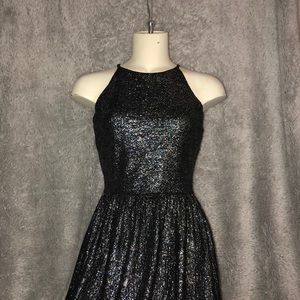 Beautiful shiny Aqua dress